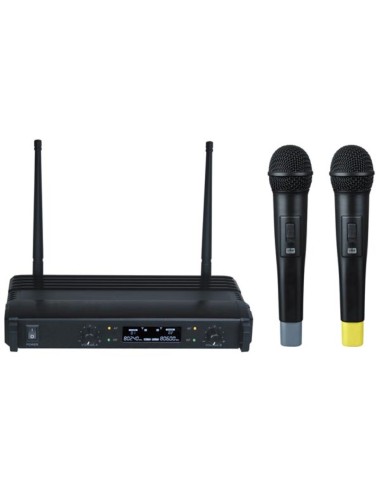 SISTEMA MICROFONOS 2 CANALES