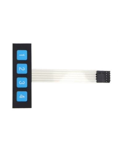 TECLADO DE MEMBRANA 4 TECLAS 1x4