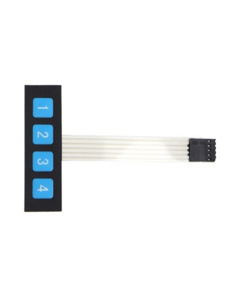 TECLADO DE MEMBRANA 4 TECLAS 1x4