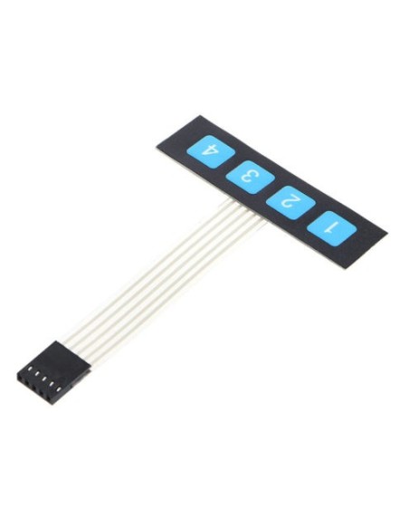 TECLADO DE MEMBRANA 4 TECLAS 1x4