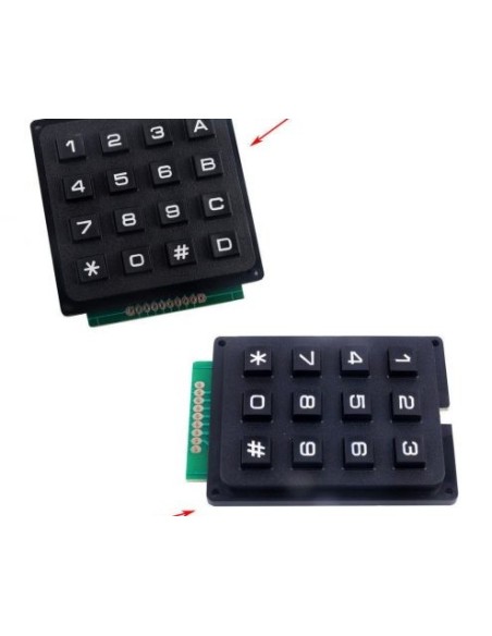 TECLADO MATRICIAL 4X4 16 TECLA