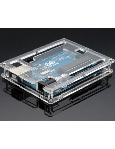 CARCASA TRANSPARENTE PARA ARDUINO UNO R3