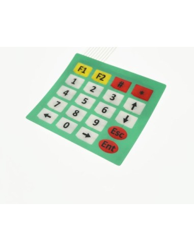 TECLADO DE MEBRANA 4x5 20 TECLAS