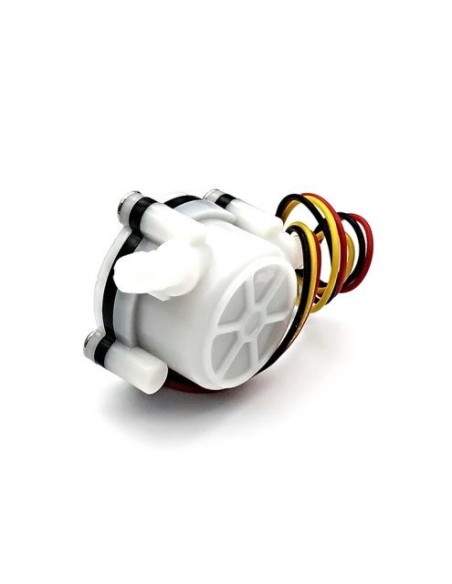 SENSOR DE CAUDAL (CAUDALÍMETRO) DE AGUA BLANCO 0,3-6L/MIN DIÁMETRO INTERIOR 3,5 MM