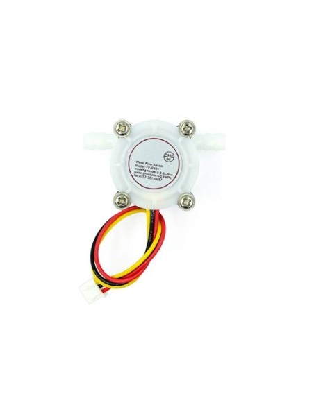 SENSOR DE CAUDAL (CAUDALÍMETRO) DE AGUA BLANCO 0,3-6L/MIN DIÁMETRO INTERIOR 3,5 MM