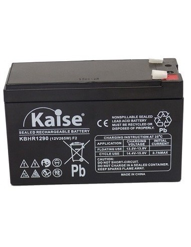 BATERIA DE PLOMO 12V 9A ALTA DESCARGA APTA PARA MOTORES & UPS 151X65X95mm