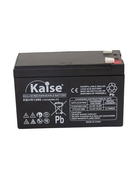 BATERIA DE PLOMO 12V 9A ALTA DESCARGA APTA PARA MOTORES & UPS 151X65X95mm