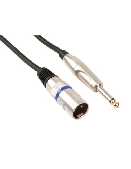 CABLE XLR-M JACK MONO 6.3 6M