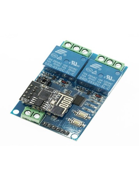 MÓDULO DE RELÉ WIFI DE 2 CANALES (IOT)