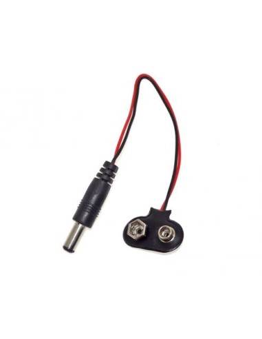 BROCHE DE BATERÍA DE 5,5 X 2,1 MM Y 9 V CC