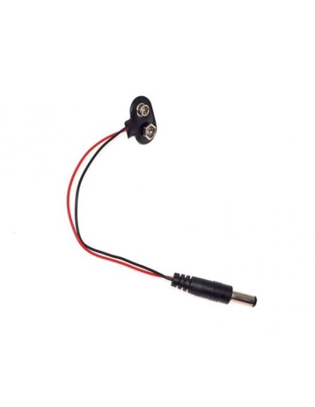 BROCHE DE BATERÍA DE 5,5 X 2,1 MM Y 9 V CC