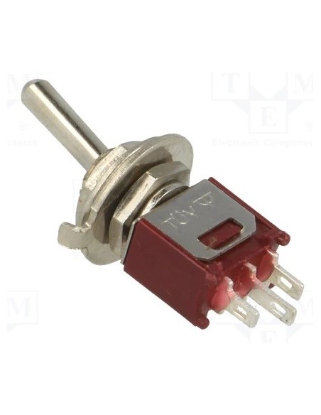 MINI CONMUTADOR SUBMINIATURA 1C2P ON-ON