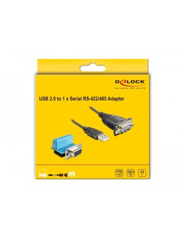 Adaptador USB 2.0 a Serie RS-422/485