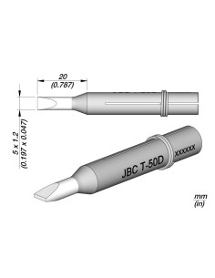 PUNTA JBC 5X1.2 PARA 30ST/40ST/SL2020 0400507