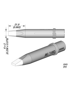 PUNTA JBC 6X2MM PLANA 65ST 0650408