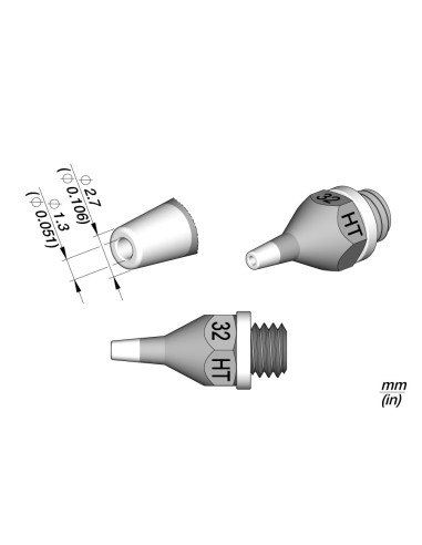 PUNTA DESOLDADOR DST 1.3X2.7 0321400