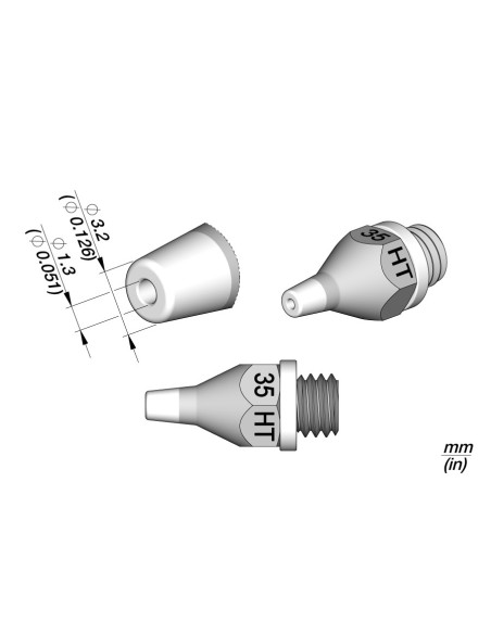 PUNTA DESOLDADOR DST 1.6X3.8 0321500