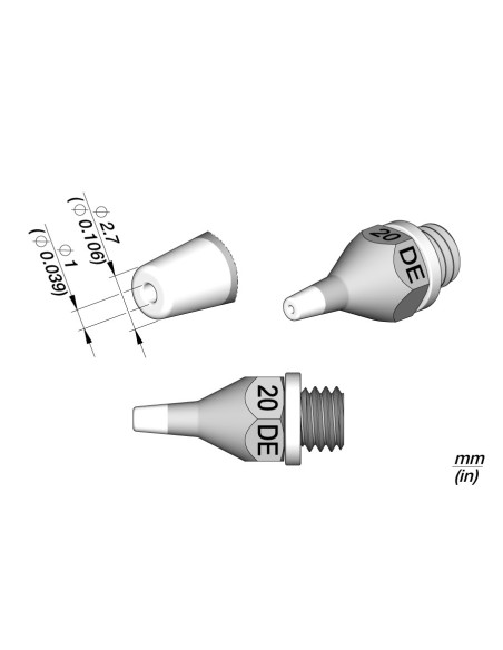 PUNTA DESOLDADR DST 1X2.7 0320500