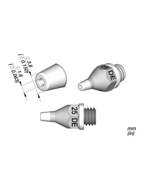 PUNTA DESOLDADOR DST 1.6X3.8 0320800