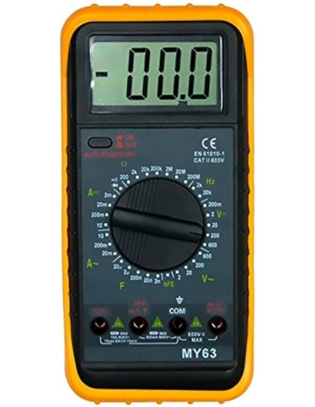 MULTIMETRO DIGITAL 600V 10A 20KHz