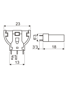 PORTAPILAS BOTON 20MM VERTICAL PCB 2