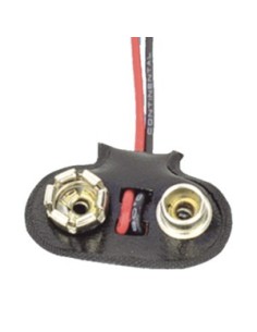 PORTAPILAS PILA DE 9V FORMA T