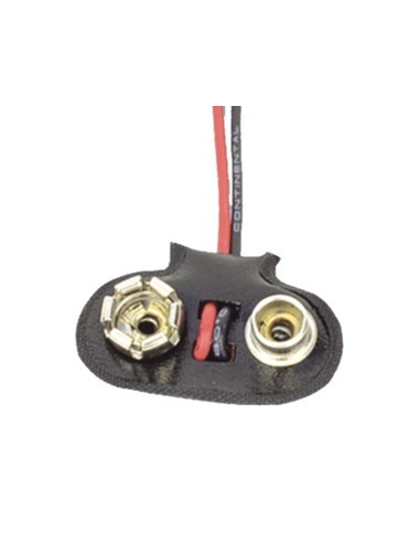 PORTAPILAS PILA DE 9V FORMA T