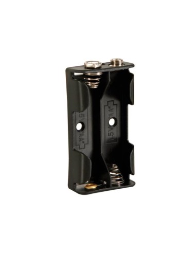 PORTAPILAS 2 PILAS AA CON CLIP