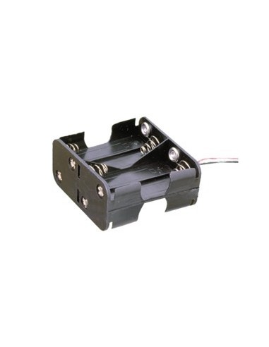 PORTAPILAS 8 PILAS R6  AA CON CABLE