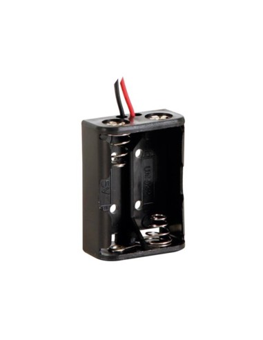 PORTAPILAS PARA 2 PILAS N (CON HILOS)