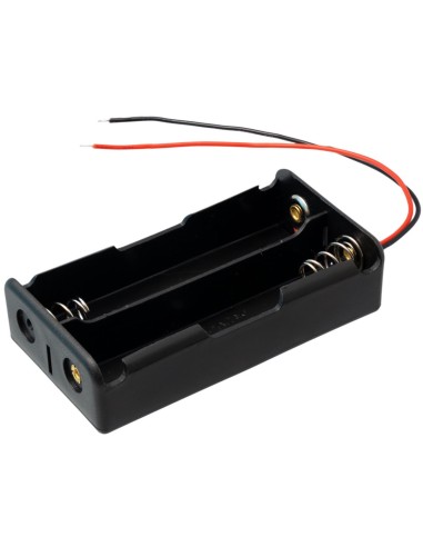 PORTAPILAS 2 BATERIAS18650 CON CABLE