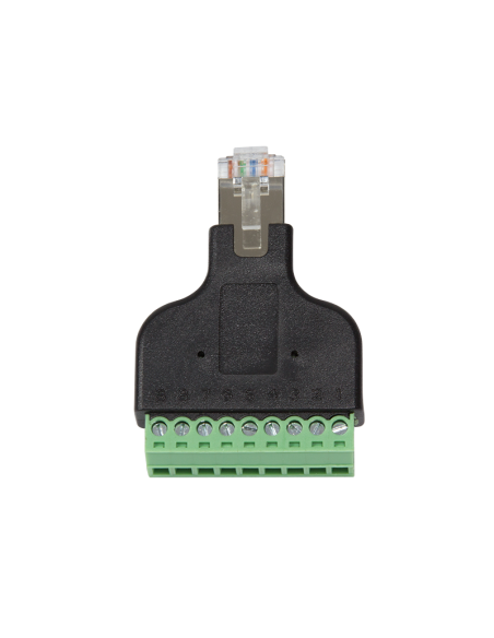 Adaptador de terminal de tornillo RJ45 macho a 8 pines