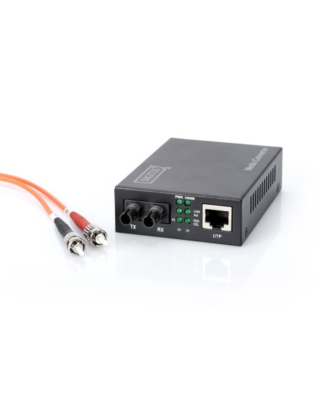 Gigabit Media Converter, RJ45 / ST