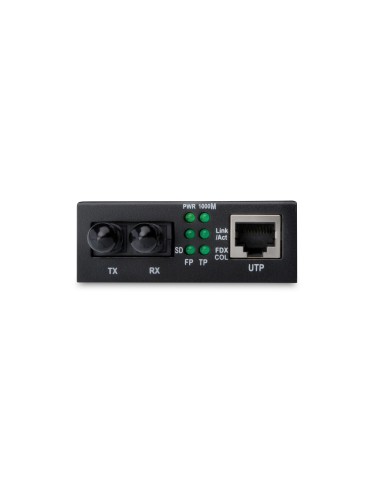 Gigabit Media Converter, RJ45 / ST