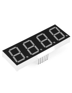 DISPLAY MULTIPLEXADO DE 4 DIGITOS CAT COM ROJO 0,56"