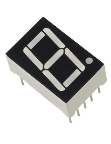 DISPLAY 7-SEGMENTS ROJO 0.56" CATODO COMUN 14.2mm