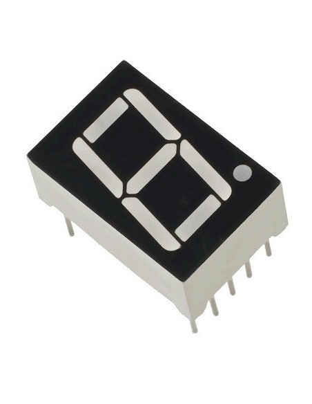 DISPLAY 7-SEGMENTS AZUL 0.56" CATODO COMUN 14.2mm