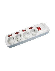 BASE 4-T CON INTERRUPTORES INDEPENDIENTES