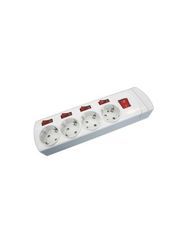 BASE 4-T CON INTERRUPTORES INDEPENDIENTES