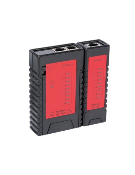 TESTER CABLE RED RJ45/12/11/10