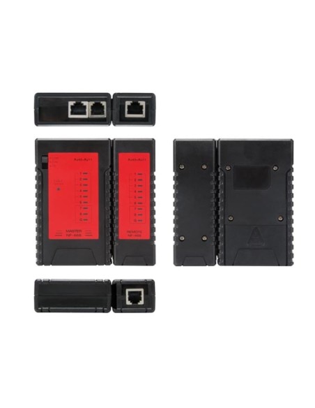 TESTER CABLE RED RJ45/12/11/10