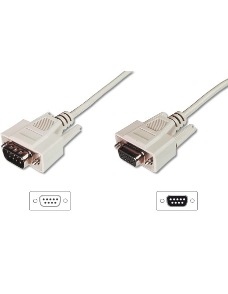 Cable de extensión Datatransfer, D-Sub9/M - D-Sub9/H