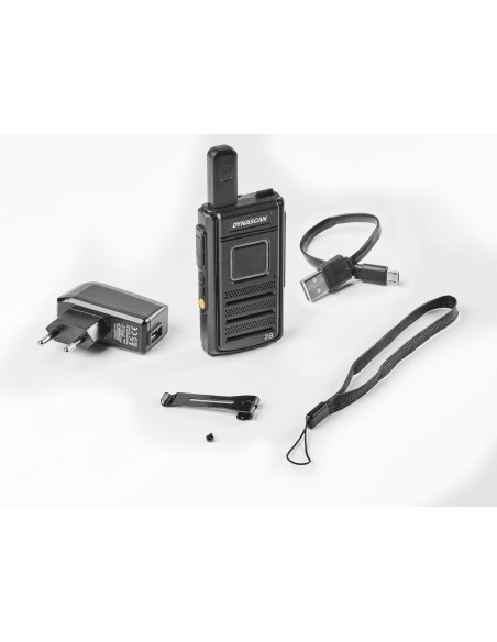 Walkie-Talkie DYNASCAN 2B PMR-446 compacto