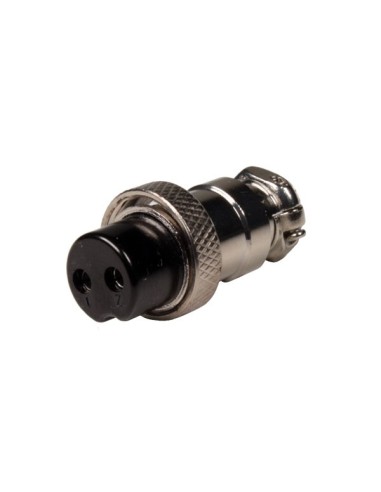 CONECTOR AEREO MICRO HEMBRA GX16 2CT