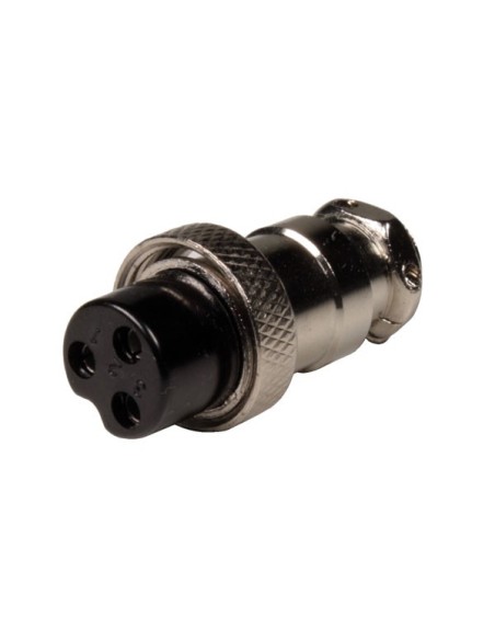 CONECTOR AEREO MICRO HEMBRA GX16 3CTS