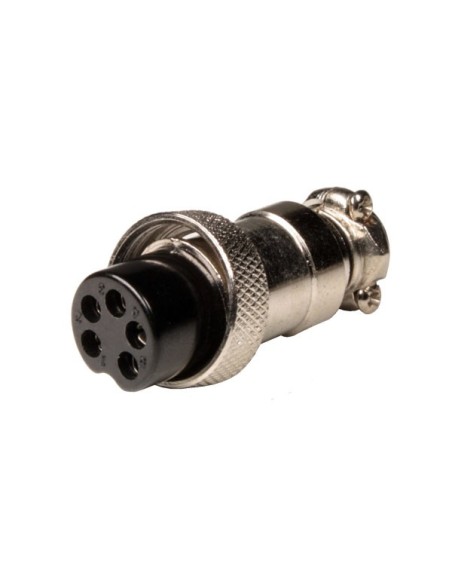 CONECTOR AEREO MICRO HEMBRA GX16 5CTS