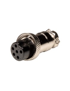 CONECTOR AEREO MICRO HEMBRA GX16 6CTS