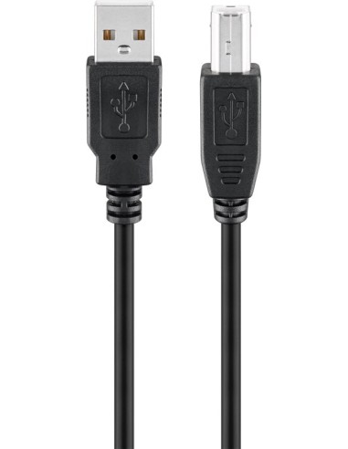 CABLE USB 2.0 0.25MT.A-B M-M