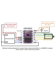 DRIVER MOTOR PASO A PASO 8.2V a 45V 2.5A 2