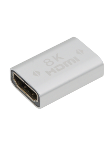 Adaptador HDMI 2.1 Recto 8K - Conector Doble Hembra